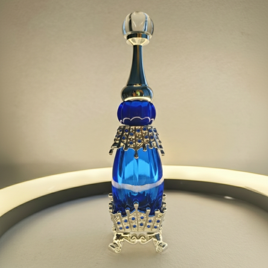 Sapphire Elegance Attar Bottle